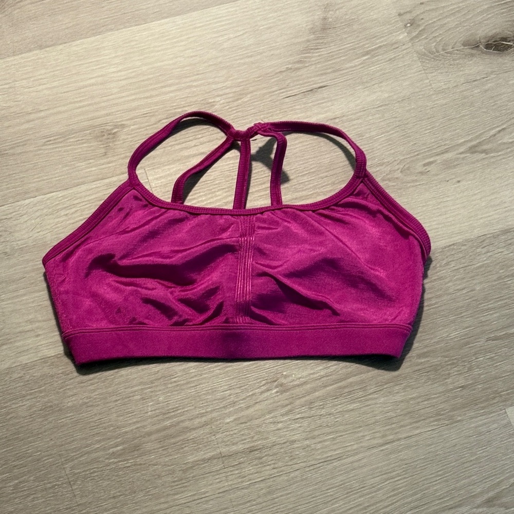 Athleta Magenta Sports Bra